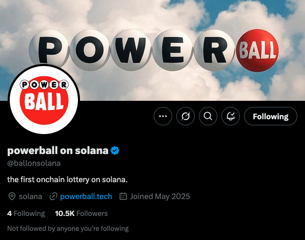 $Powerball tax coin on the Solana blockchain